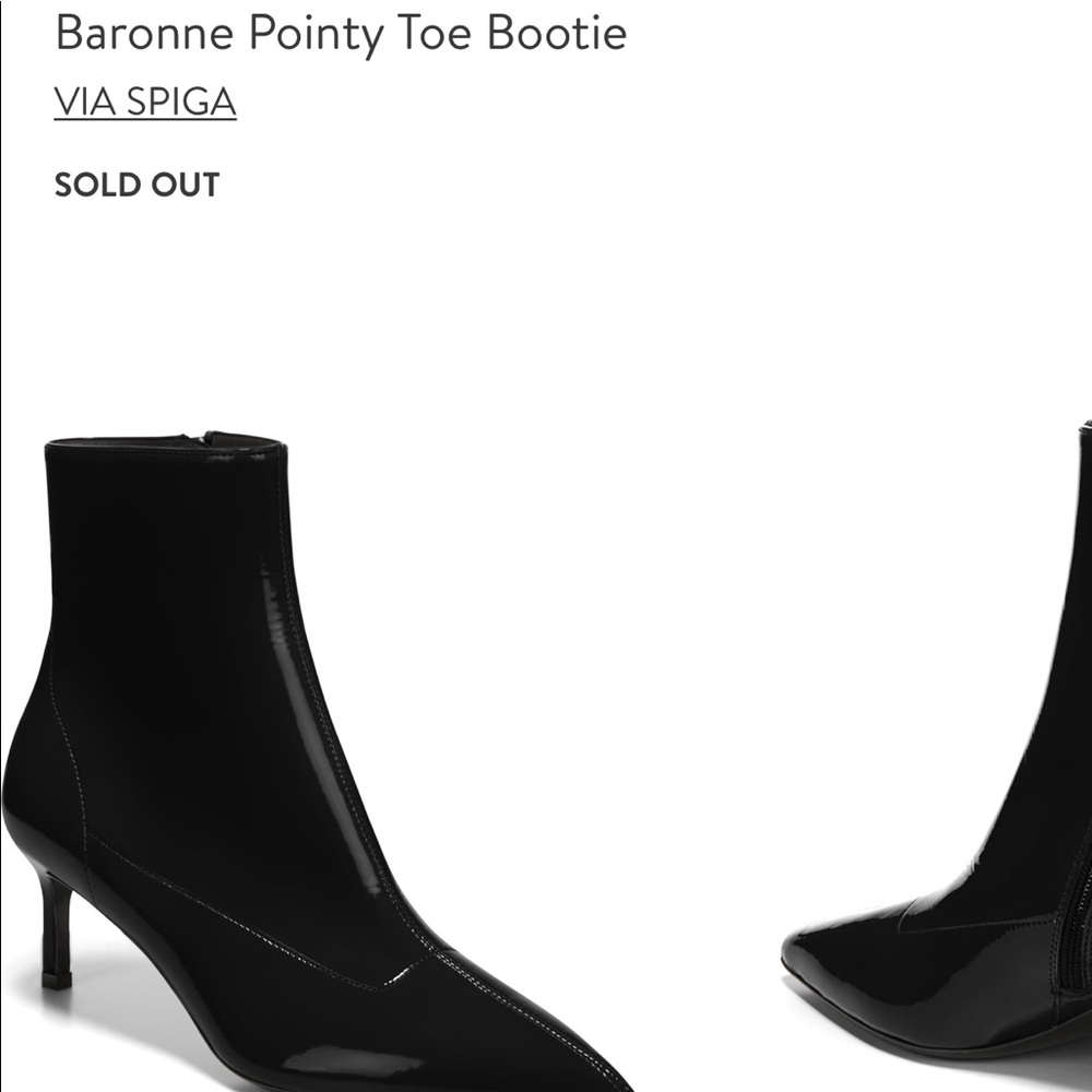 Via Spiga Baronne patent leather bootie 9